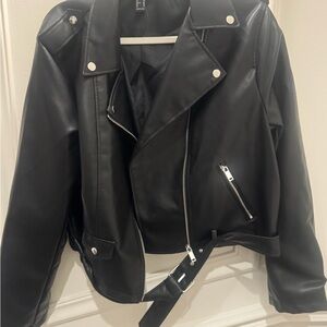 Forever 21 Black Leather Jacket